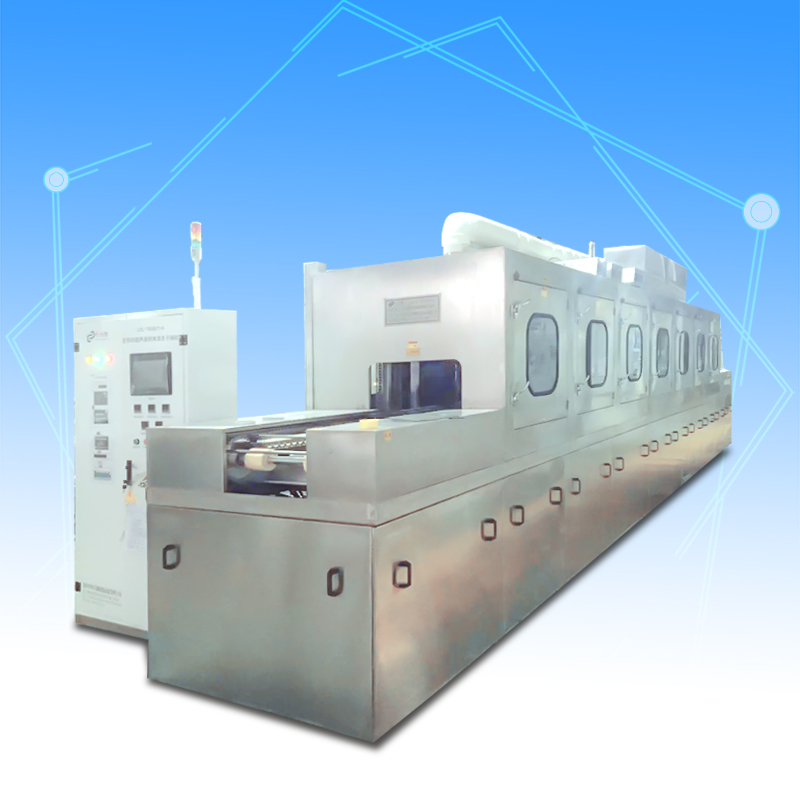 Automatic ultrasonic spray cleaning machine